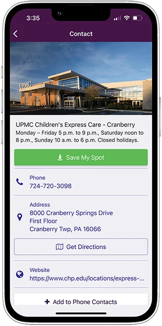 UPMC Benefits screen C
